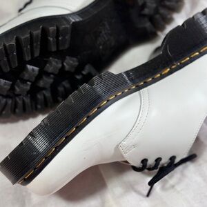 Classic white Doc Martens. Size 10. Worn ONCE!